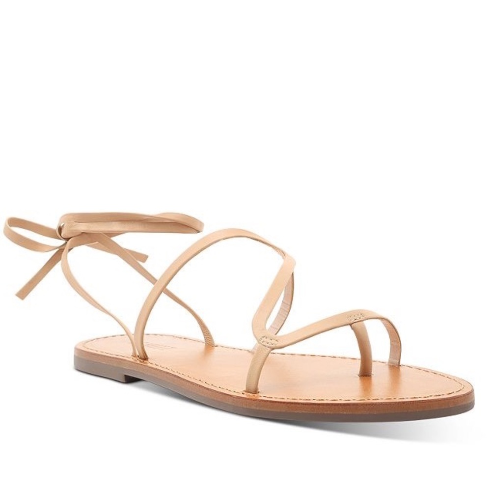 Schutz Urkula Strappy Sandals In Honey Beige